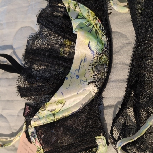 Victoria's Secret Designer Collection Fantasy Island Silk Lace Sexy 2 Piece Set - Picture 3 of 12